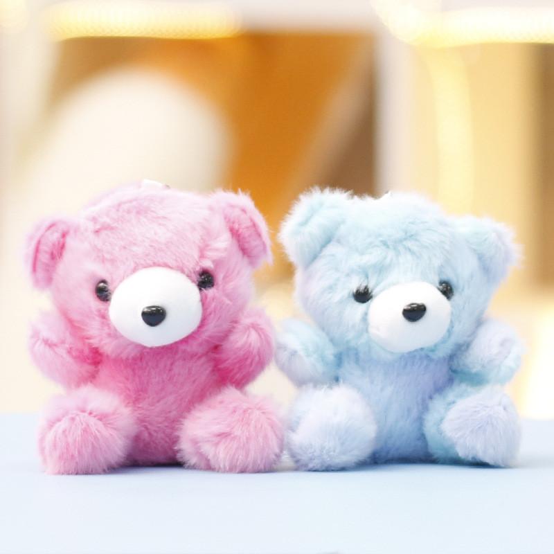 Plush Bear Keychain With Soft Short Plush For Bag Decor And Collecting