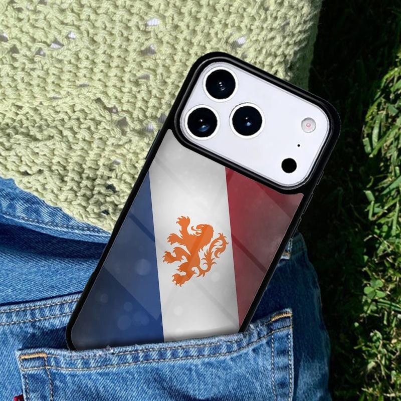 Чехол для мобильного телефона с флагом Нидерландов Совместим с IPhone 17 16 15 14 13 12 11 Pro Max 17 Air cover