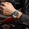 POEDAGAR Новые роскошные мужские часы высшего бренда с коробкой, автоматические многофункциональные мужские механические часы
