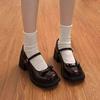 French Mary Jane Shoes New Autumn Wear-resistant British Style Small Leather Shoes Thick Heel Niche Light Fashion Single Women