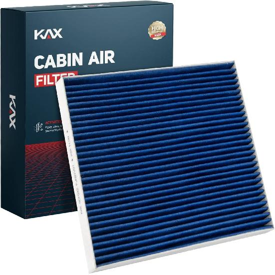 KAX Premium Cabin Air Filter with Dual Active Carbon, CF10550 Replacement for Nissan Rogue 2008-2013, Rogue Select 2014-2015, Sentra 2007-2012,