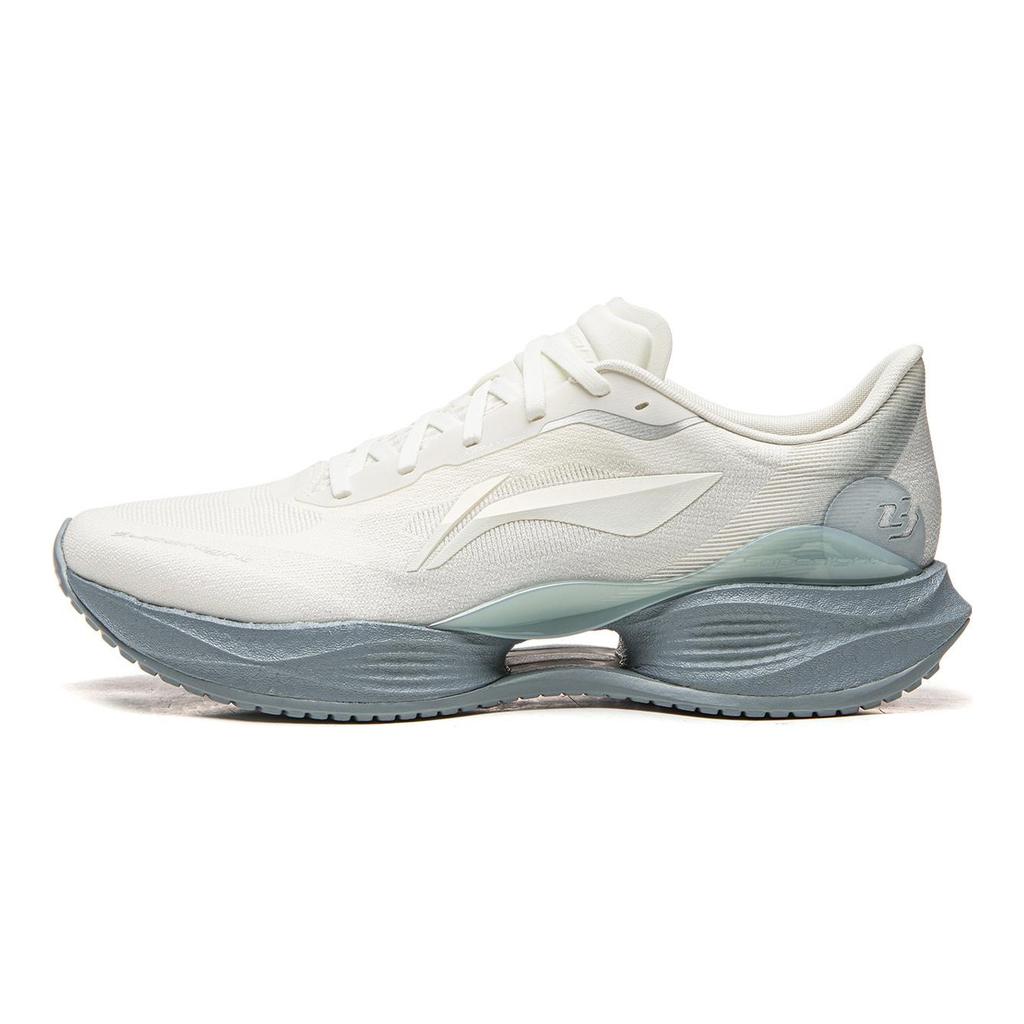 Li Ning Super Light 23 Амортизирующие Скользкие Устойчивые к истиранию Дышащие Низкие Повседневные Беговые Кроссовки Мужские Белые ARBW017-18