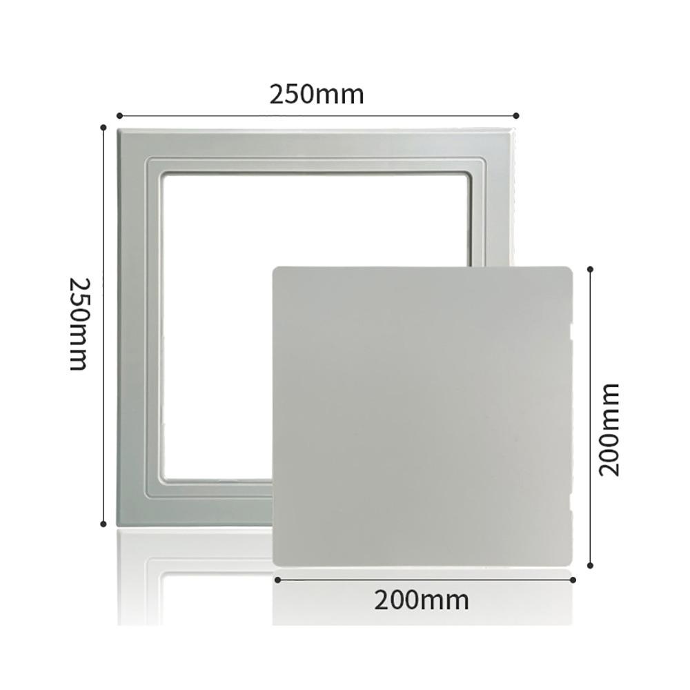 Inspection Port Self-adhesive Access Panel Door White Plastic Inspection Hole Removable Hinged Access Hatch Doors Wall Ceiling