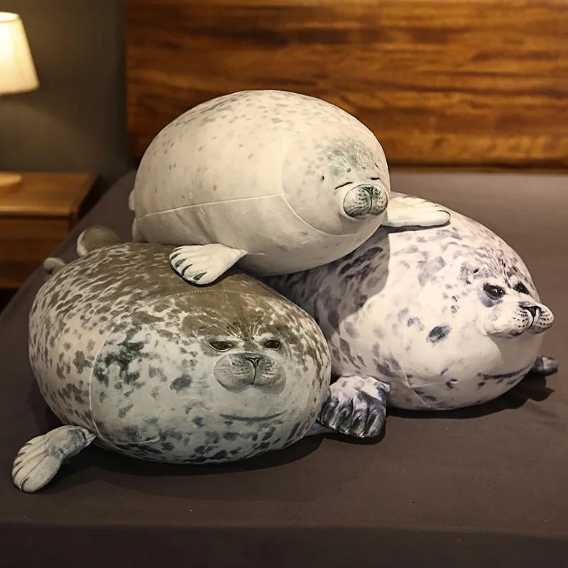 20 см Angry Blob Seal Pillow Chubby 3D новинка кукла морского льва плюшевая мягкая игрушка детская подушка для сна подарки для детей девочек