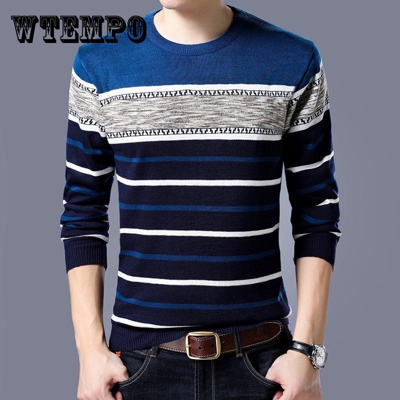 Модный мужской свитер Мужской Зимний мужской свитер Slim Fit Пуловер Мужской трикотаж Pull Homme Свитера