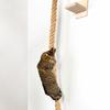 Wall Mounted Sisal Rope Cat Climber Tree Scratching Post Lounging Sanctuary Interactive Play Toys Jungle Gym for Indoor Cats
