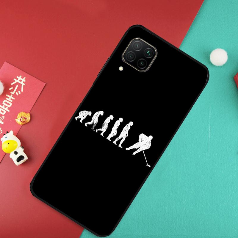 Чехол для Huawei Nova 12S 9 10 SE 7i 8i 11i 12i Y60 Y61 Y70 Y72 Y73 Y90 Y91 P20 P30 P40 Lite с изображением игрока в хоккей