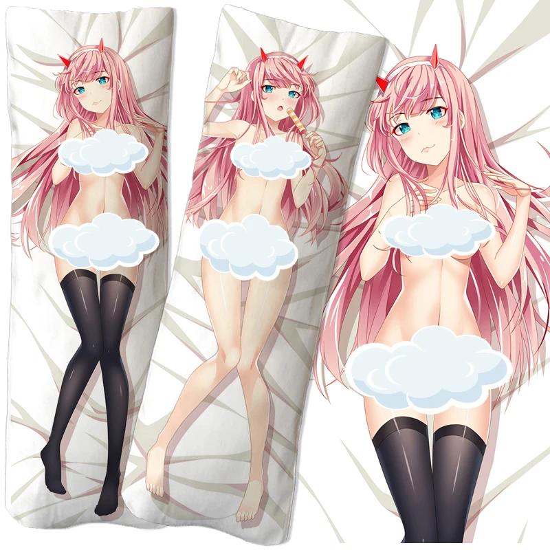 Аниме DARLING in the FRANXX Zero Two Dakimakura Наволочка Подушка Чехол Обнимающая Подушка Чехол Игровая Подушка Otaku Чехол
