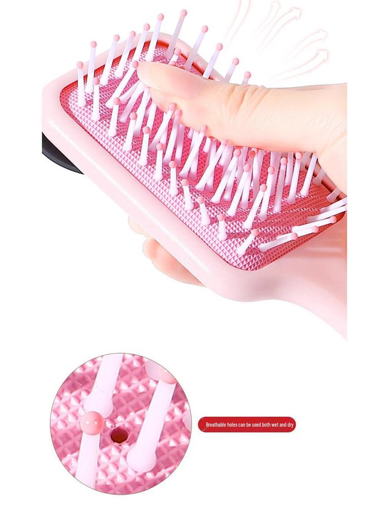 Лицензированная Sanrio Милая мультяшная расческа-массажер с воздушной подушкой в форме сердца