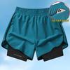 Men's Ice Silk Quick-Dry Running Shorts: Summer Marathon & Track Fitness Special