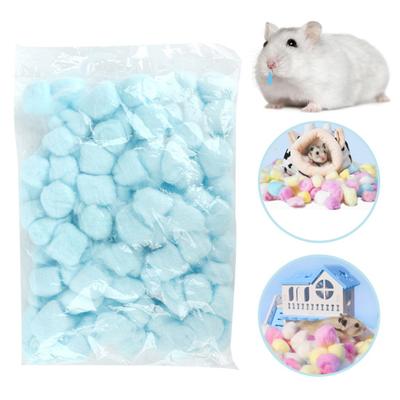 100 шт./компл., универсальный высокоэластичный эластичный шарик для хомяка, игрушки, красочные мягкие хлопковые шарики с наполнителем в виде животных для морской свинки