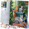 Paint by Number Picture 40x50 Cm Massido Cats