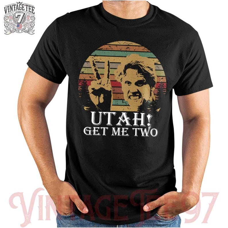 Utah Get Me Two Vintage Tshirt 90s Movie Shirt Multi Color