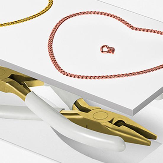 1 Set Permanent Bracelet Kit Includes 2 Bracelets 4 Heart Buttons 2 Pliers Forever Jewelry Making Tools DIY Crafting Project Valentines Day Engagement