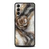Цветочный Мраморный Чехол Для Телефона Для Samsung Galaxy S25 Edge S24 S23 S22 Ultra S20 S21 FE 5G S10 S9 Plus S10E Мягкий Чехол