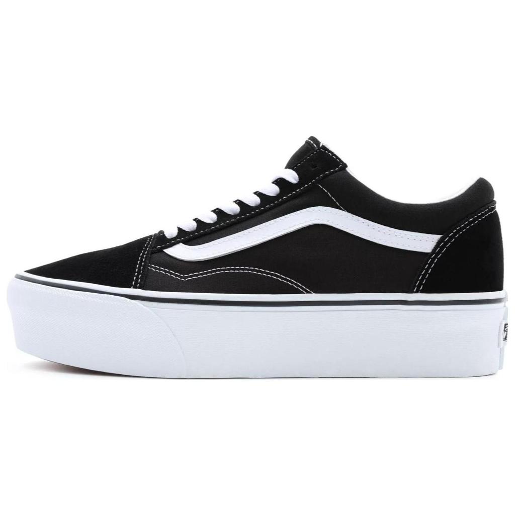 Vans Old Skool Stackform Black White Unisex Sneakers True-White VN0A7Q5M6BT