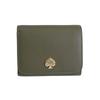 [Kate Spade] wallet ladies bifold folding wallet compact outlet brand leather Kayla small L zip wallet KK056 kate spade (seaweed/green) [product]