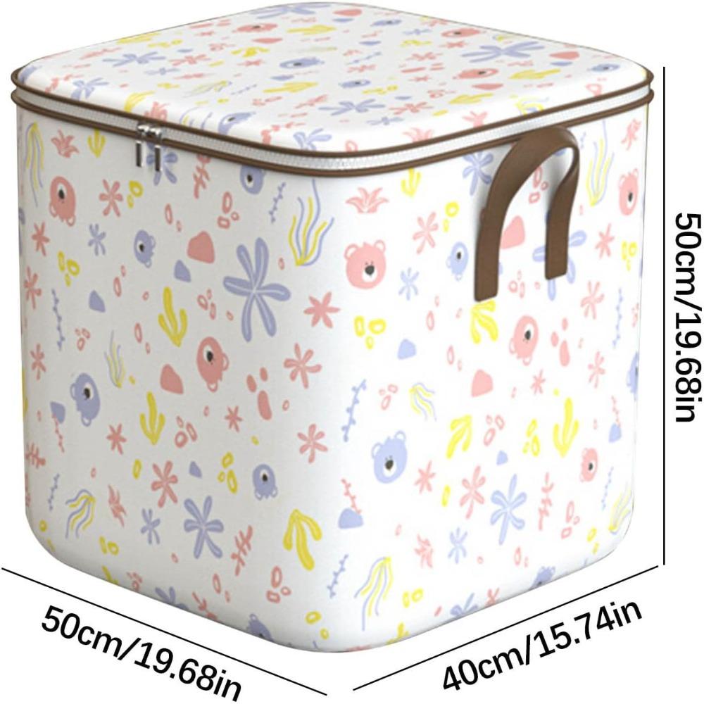 With Durable Handle Quilt Storage Bag Closet Storage Box  Toy Storage And Sorting Box