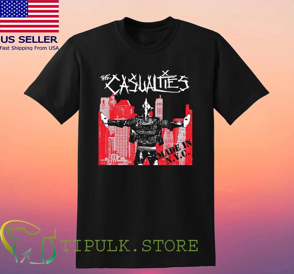 The Casualties Made In NYC Men's Black Size S-5XL