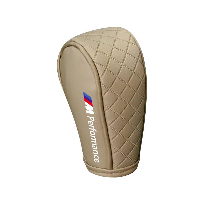 Car Gear Shift Cover PU Leather Shift Lever Cover Gearbox Shifter Knob Protective For BMW E39 E46 E90 E36 E60 E34 E30 F30 X1 X3 X5 X6 X7 E92 E93 E87