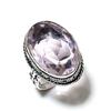 Pink Kunzite Gemstone 925 Sterling Silver Gift Jewelry Ring Size 8