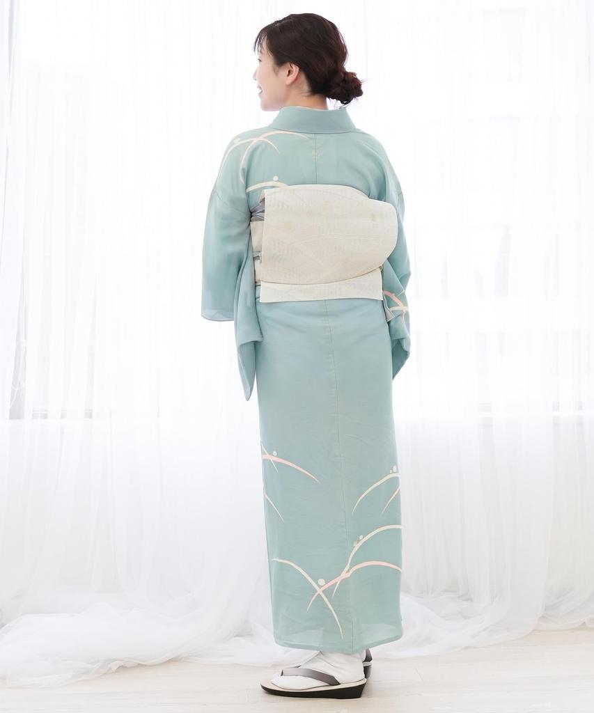 Obi Monsha silk Nagoya Made in x [KYOETSU] [Kyoetsu] (Kimono sash), (patterned fabric), 8-inch wide, obi, Japan, Women's (Tsuyushiba Natural)