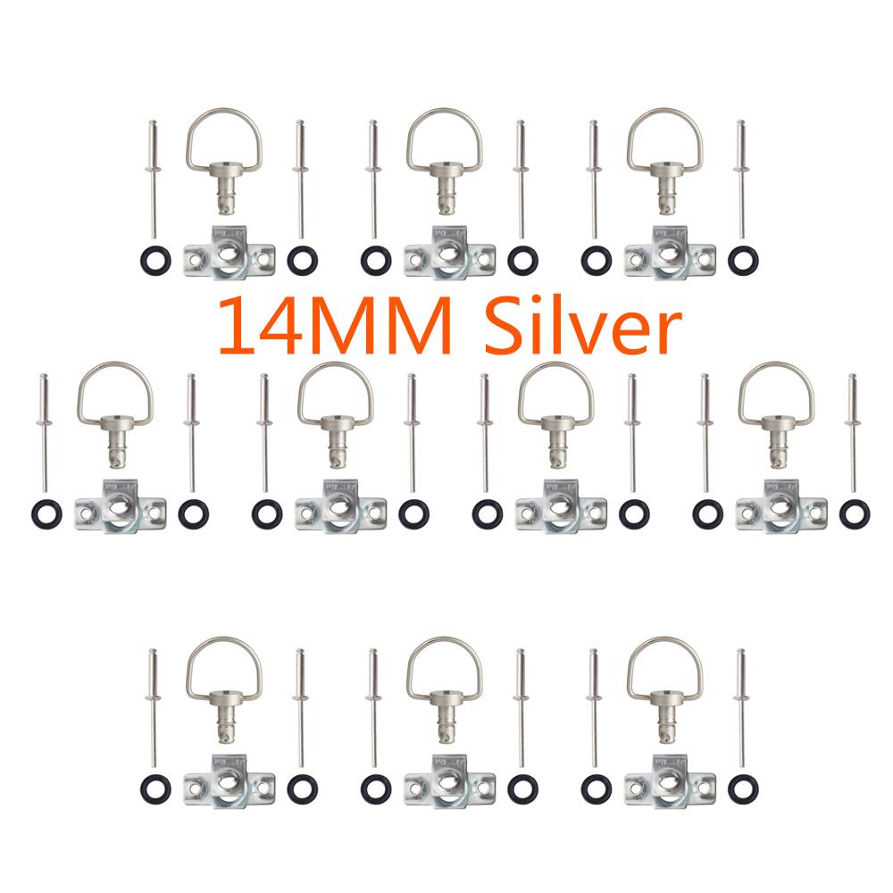 Universal Quick Release D-ring Turn Rivet Race Fairing Fastener 14MM/17MM/19MM For Honda For yamaha For suzuki For BMW