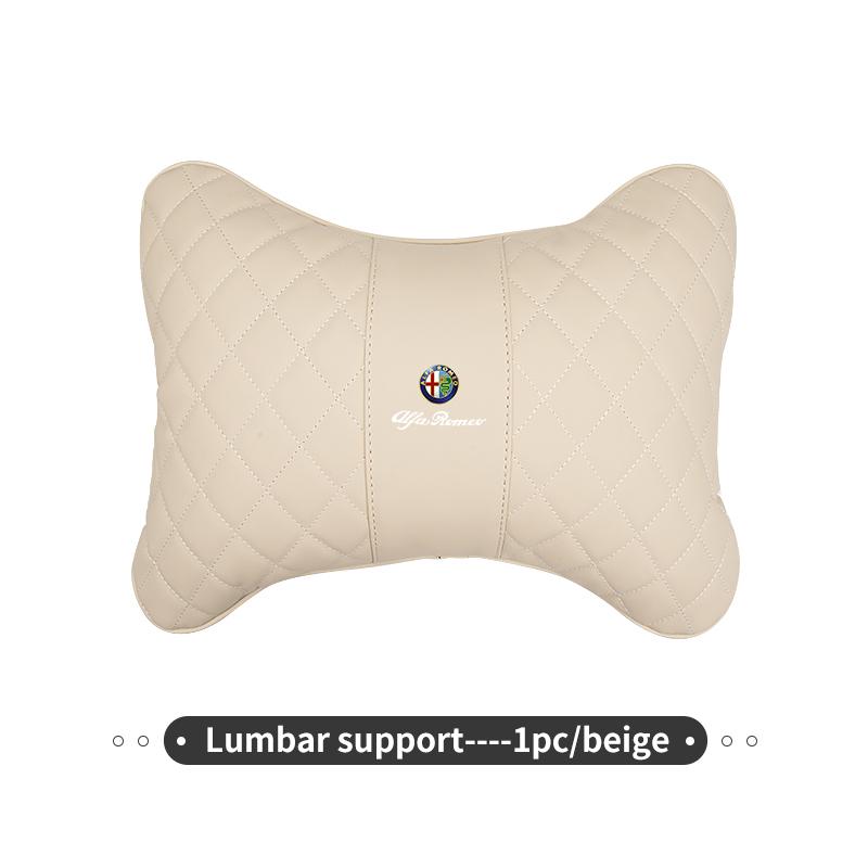 Car Headrest Neck Support Seat Lumbar Cushion Soft Neck Pillow Auto Accessories For Alfa Romeo Giulietta 940 2010-2014 2015 2016