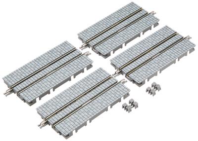TOMIX N Gauge Wide Tram Rail F Cobblestone Набор из 4 шт. 1794 Принадлежности для моделей железных дорог S70-WT-S