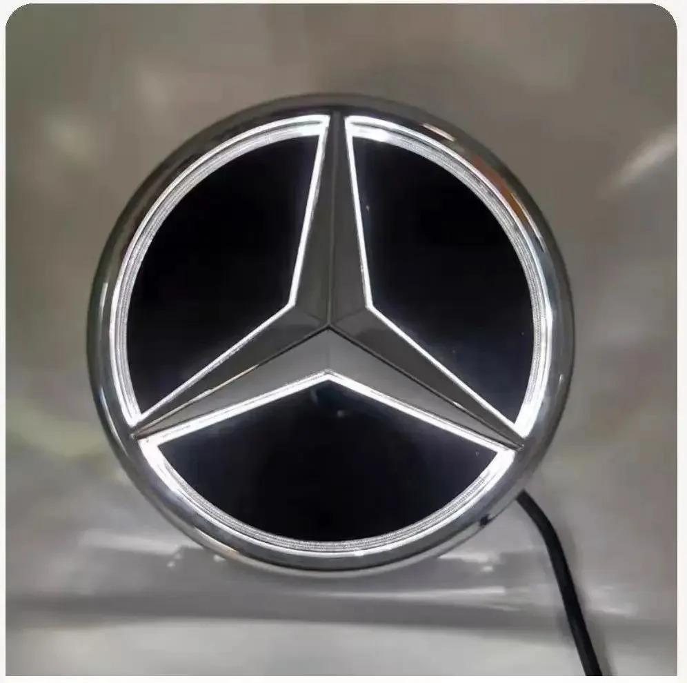 Светодиодный 3D-значок BENZ для передней решетки, для Mercedes Benz GLC GLE GLS-Class 2016-2019
