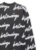 Balenciaga Вязаный кардиган Свободный крой Женский Черный 628730T31801070