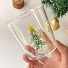 3D Christmas Tree Glass Cup High Borosilicate Wine Tumbler for Juice Cocktails Festive Party Drinkware for Holiday Celebrations