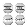 4Pcs 56mm 60mm Car Wheel Center Hub Cap Covers Sticker For AUDI A3 A4 A5 A6 C5 B5 B6 B7 A7 A8 Q7 Q5 Q3 RS TT Sline Quattro Badge