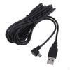 V 2A Mini USB Charger Cable 90 Degrees Right DVR GPS Quick Charging