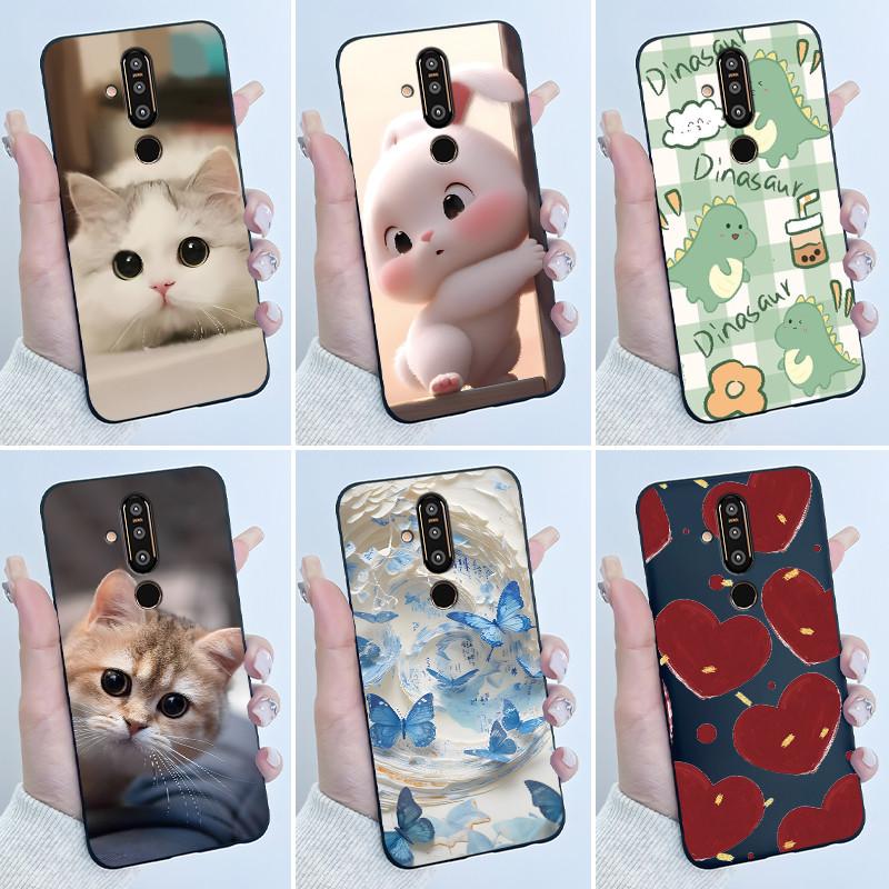Милый Чехол Для Nokia 8.1 plus/NOKIA X71/Nokia 8/Nokia 8 Sirocco Печатный Корпус Защитная Крышка Мягкий Силикон Мультяшные Чехлы для Телефона