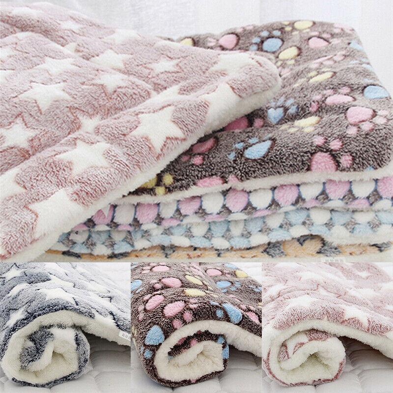 Pet Sleeping Mat Blanket Dog Cat Cushion Beds Mattres Puppy Warm Soft 3 Sizes