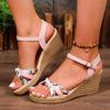 2024 Высококачественная женская обувь Новые женские сандалии Модные с открытым носком Однотонные С одной пряжкой на ремешке Женские сандалии на высоком каблуке