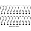20Pcs Bungee Cord Balls Strap Multifunctional Indoor Outdoor Elastic Tarp Tie for Awing
