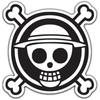 Виниловая наклейка Luffy Jolly Roger | Автомобили Грузовики Фургоны Стены Ноутбуки Чашки | Черный | 3 дюйма | KCD1029