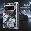 Складной чехол для телефона Huawei Puraxmax: Металлическая безрамочная с защитой шарнира и креативной подставкой.