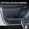 4PCS For Ford Ranger T9 2025 2026 2024 Leather Carbon Fiber Sticker Door Anti Kick Cover Protection Mat Glove Box Stickers