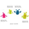 4 PCS Finger Puppets Soft Glue Cartoon Alien Figure Hand Theater Props Toys Educational Stuffer Gift For Kids