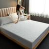 High Quality Quilted Embossed Waterproof Mattress Protector Fitted Sheet Style Bedding Cover Thick Soft Pad for Bed Bedspread with Elastic