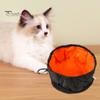 Collapsible Dog Bowl Leak-Proof Waterproof Safe Outdoor Folding Pet Bowl with Buckle And Zipper for Camping Hiking Dogs Cats Food Water