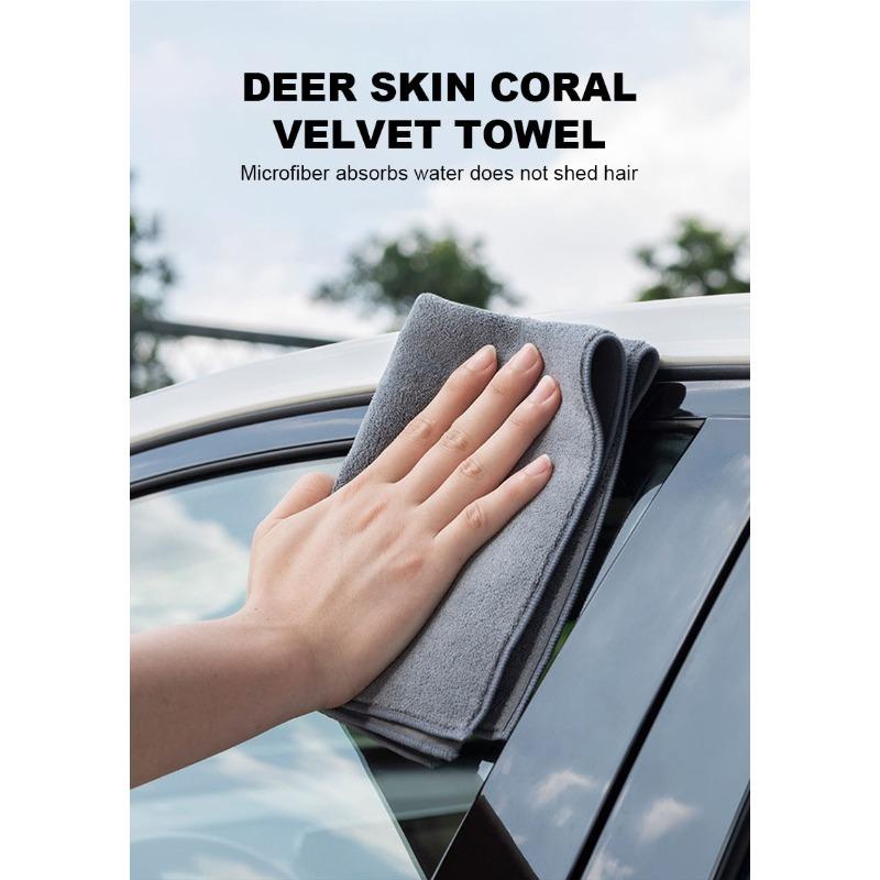 Car Cleaning Soft Brush Car Wash Towel Microfiber Cleaning Rag Cloth Car Goods For Opel Astra J Insignia Astra G Corsa Zafira B Mokka Vivaro Meriva