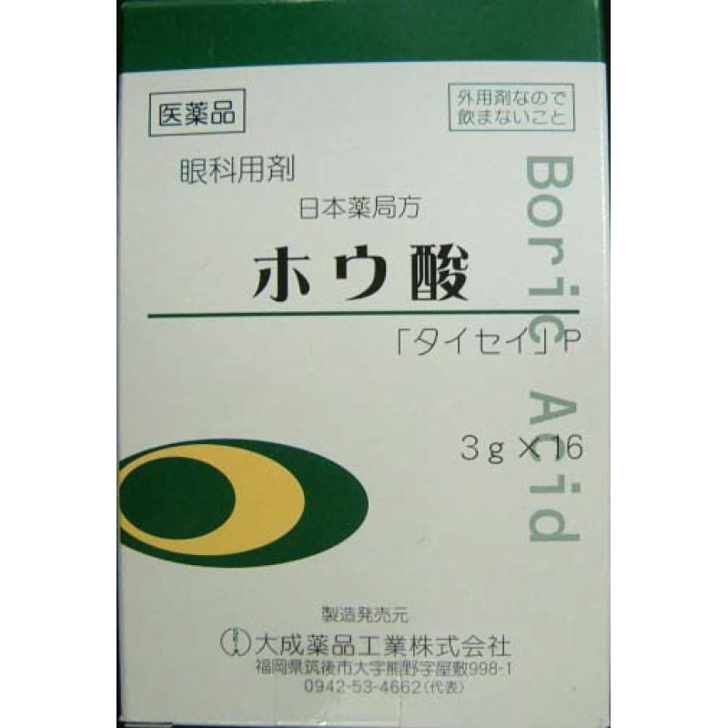 Boric Acid "Taisei" P3gX16 Packs