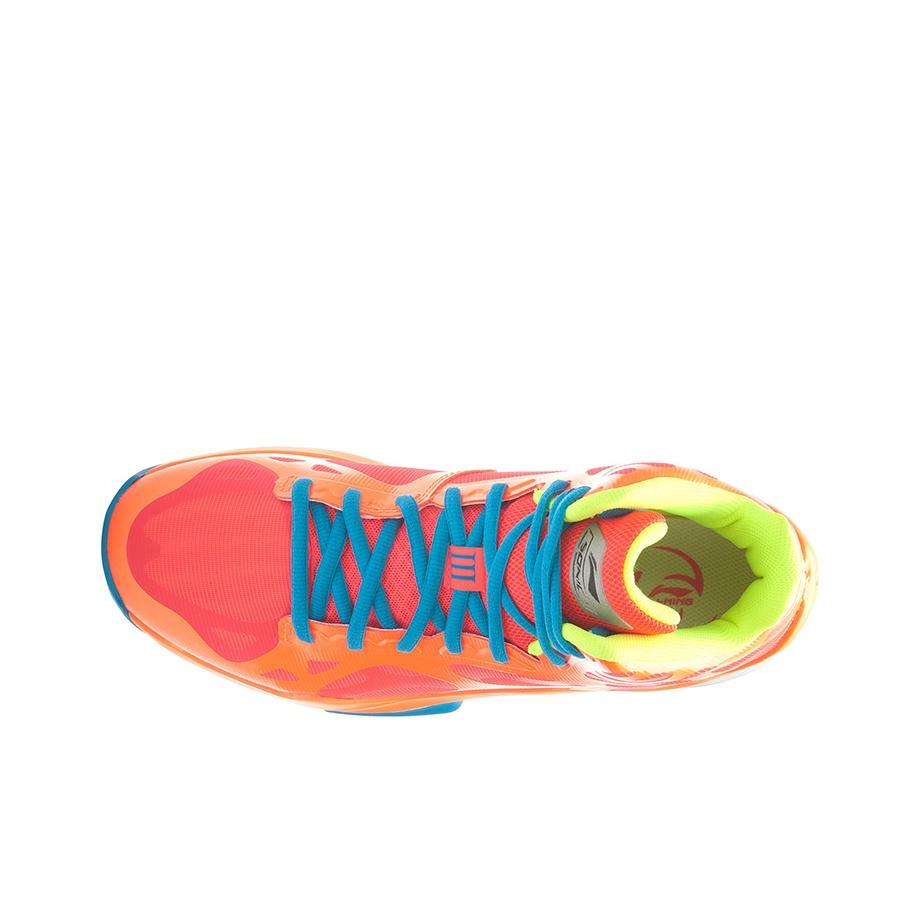 Баскетбольные кроссовки Li Ning Sonic 3 BB Lite Mid мужские кроссовки оранжево-синие ABPK021-6