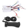 24V 500W Brushed Speed Controller with Long Wire Throttle Grip for Electric Bike Scooter Tricycles
