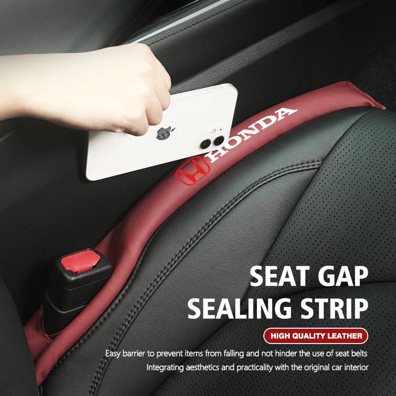 2Pcs Car Seat Gap Filling Strip Seat LeakProof Strips For Honda Civic Accord Crosstour Spirior Odyssey Avancier UR-V Sienna CR-Z