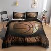 Basketball Duvet Cover Set Basketball Bedding Sets Full Sports Game Collections Duvet Cover for Kids Soft Polyester Qulit Cover
